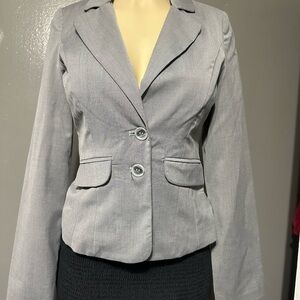 Women's Gray Blazer M Mymichelle  used excellentcondition